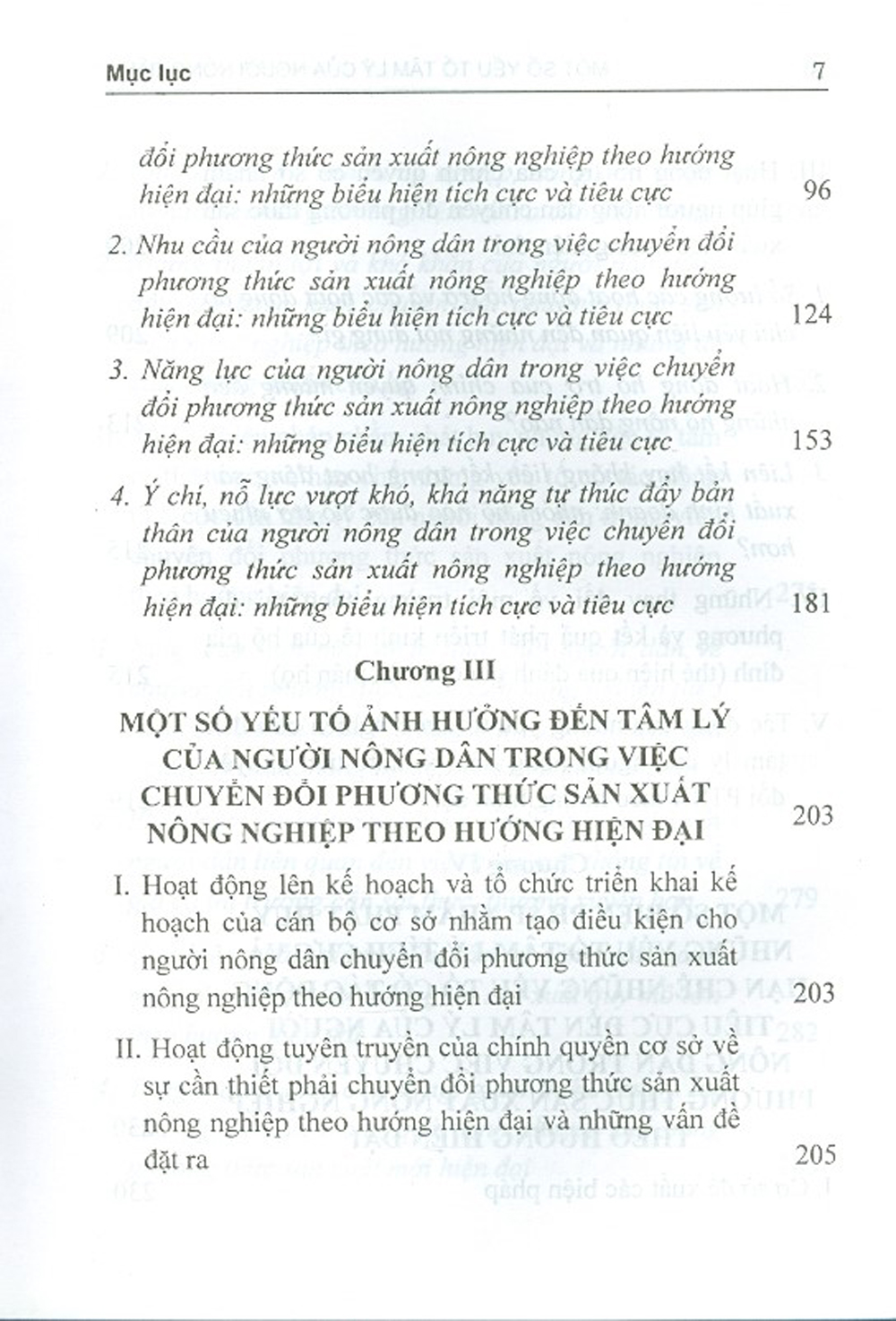 Một Số Yếu Tố Tâm Lý Của Người Nông Dân Ảnh Hưởng Tới Việc Chuyển Đổi Phương Thức Sản Xuất Nông Nghiệp Theo Hướng Hiện Đại (Sách Chuyên Khảo)