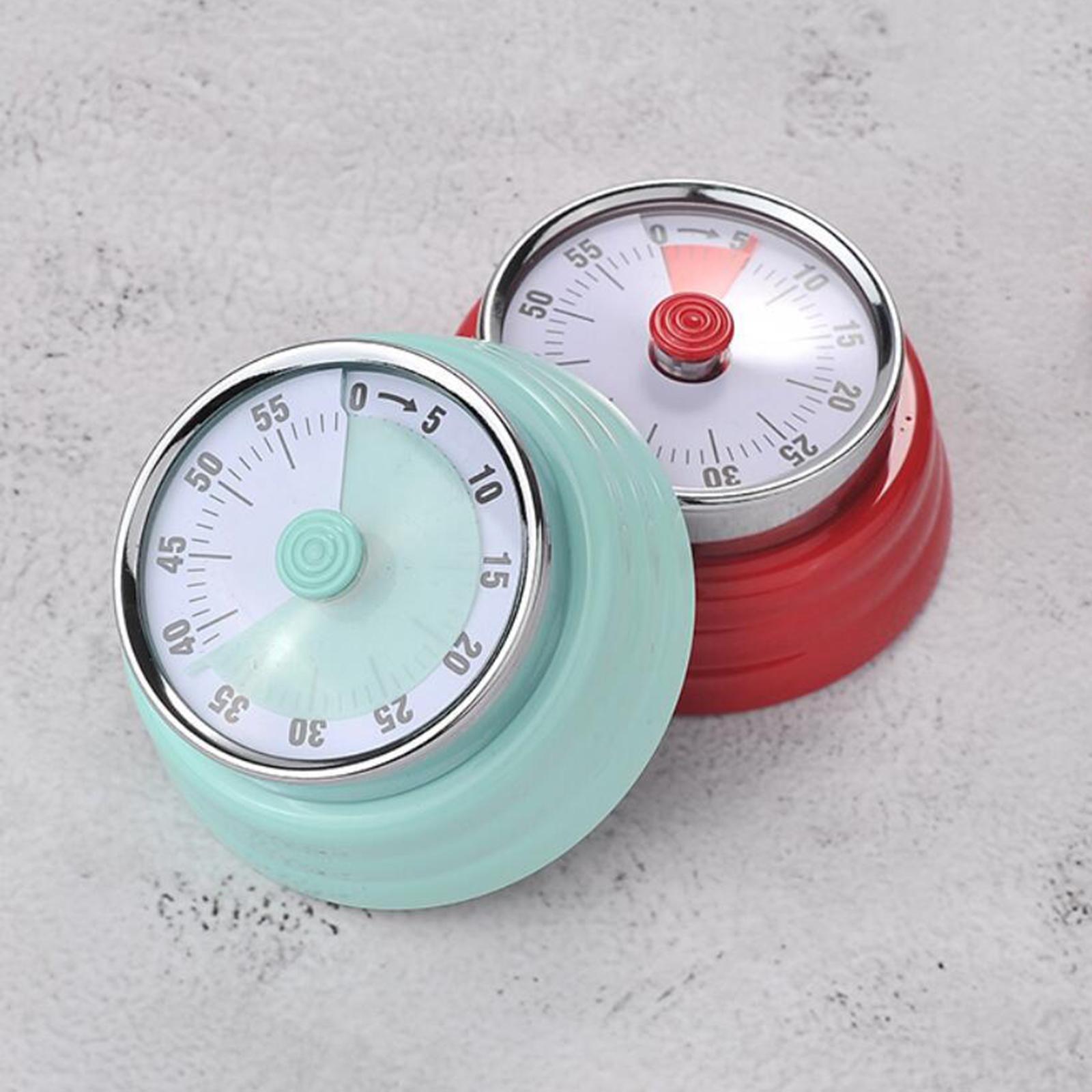 Portable Kitchen Timer Cooking Timer Retro Mechanical Clockwork Clock