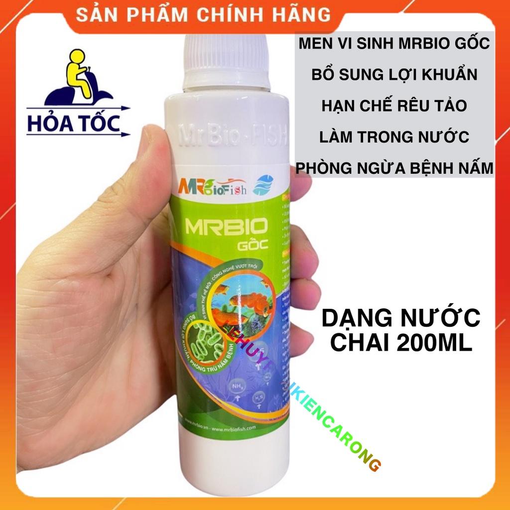 Men Vi Sinh Mr Bio Fish MRBIO GỐC Dạng Nước 200ml Xử Lý Nước Hồ Cá