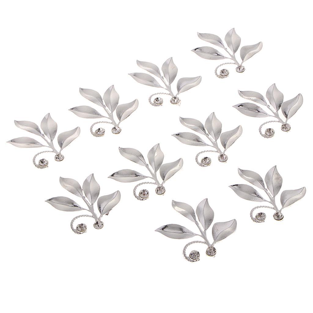 Pack of 10 Rhinestone Crystal Tiara Wedding Bridal Hair Accessories