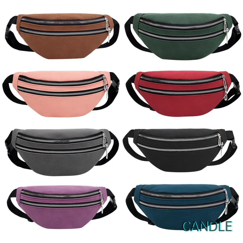 Túi Đeo Chéo Da Lộn Khóa Kéo Thời Trang Cho Nữ