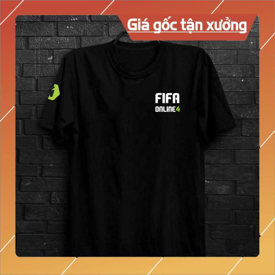 ÁO ĐẸPSIÊU SALE Áo Fifa Online 4 màu đen ngắn tay đẹp siêu ngầu giá rẻ nhất