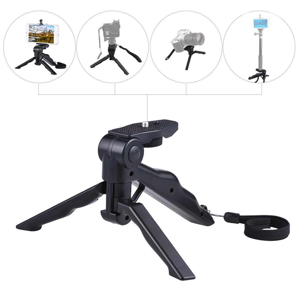 Mini Tripod Stand Support Holder Hand Grip Stabilizer with Smartphone Clip Bracket for iPhone 7 Plus/7/6/6 Plus/6s/ for