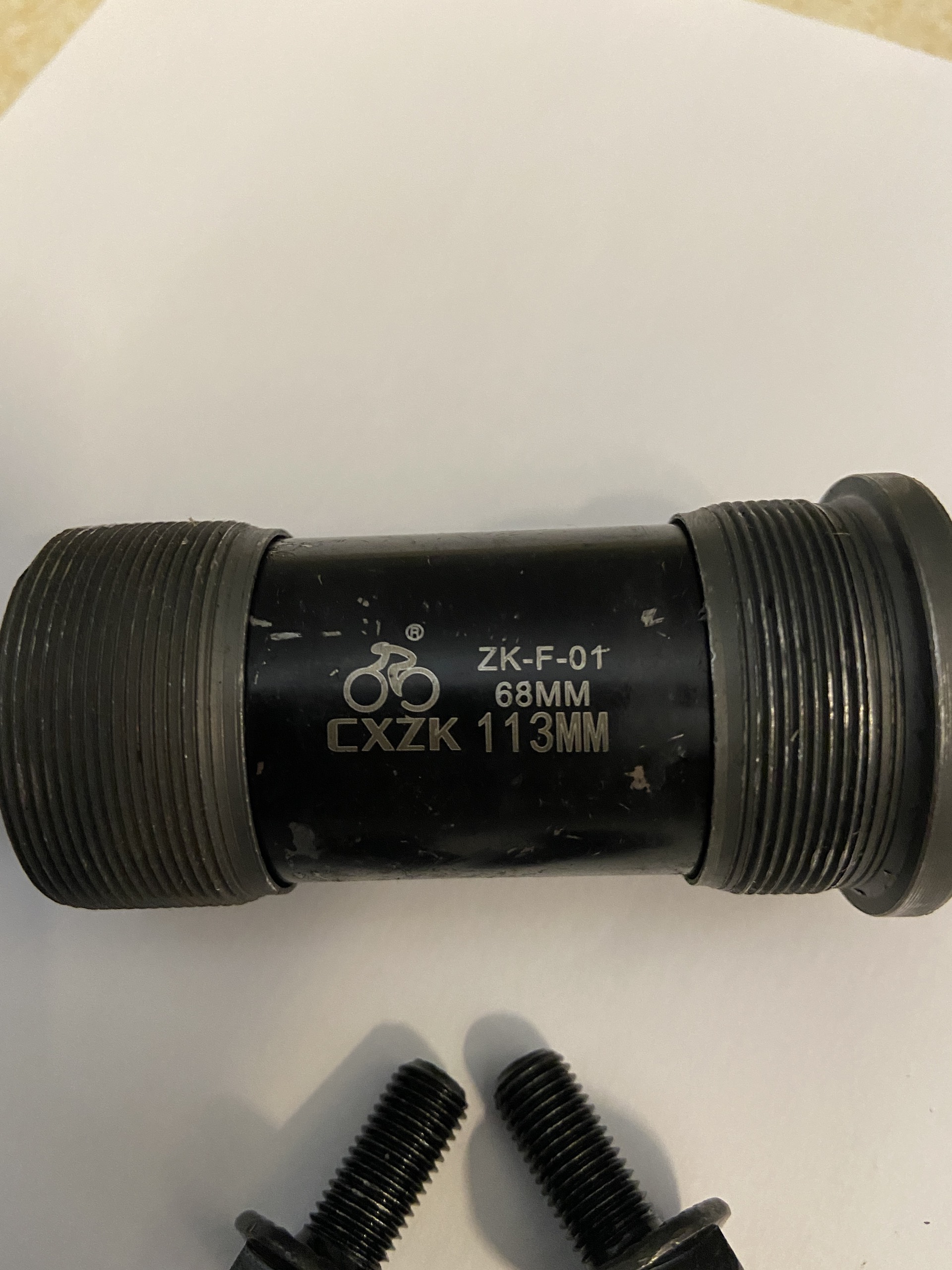 Trục giữa xe đạp Vòng Bi Bạc Đạn Cao Cấp kích cỡ 113mm 118mm 120mm 126mm 127mm