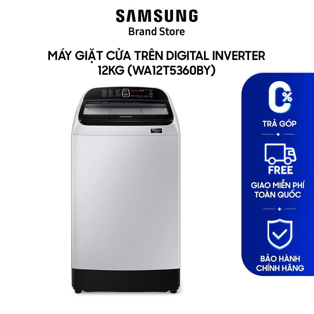 Máy giặt cửa trên Digital Inverter Samsung 12kg (WA12T5360BY) - Hàng chính hãng