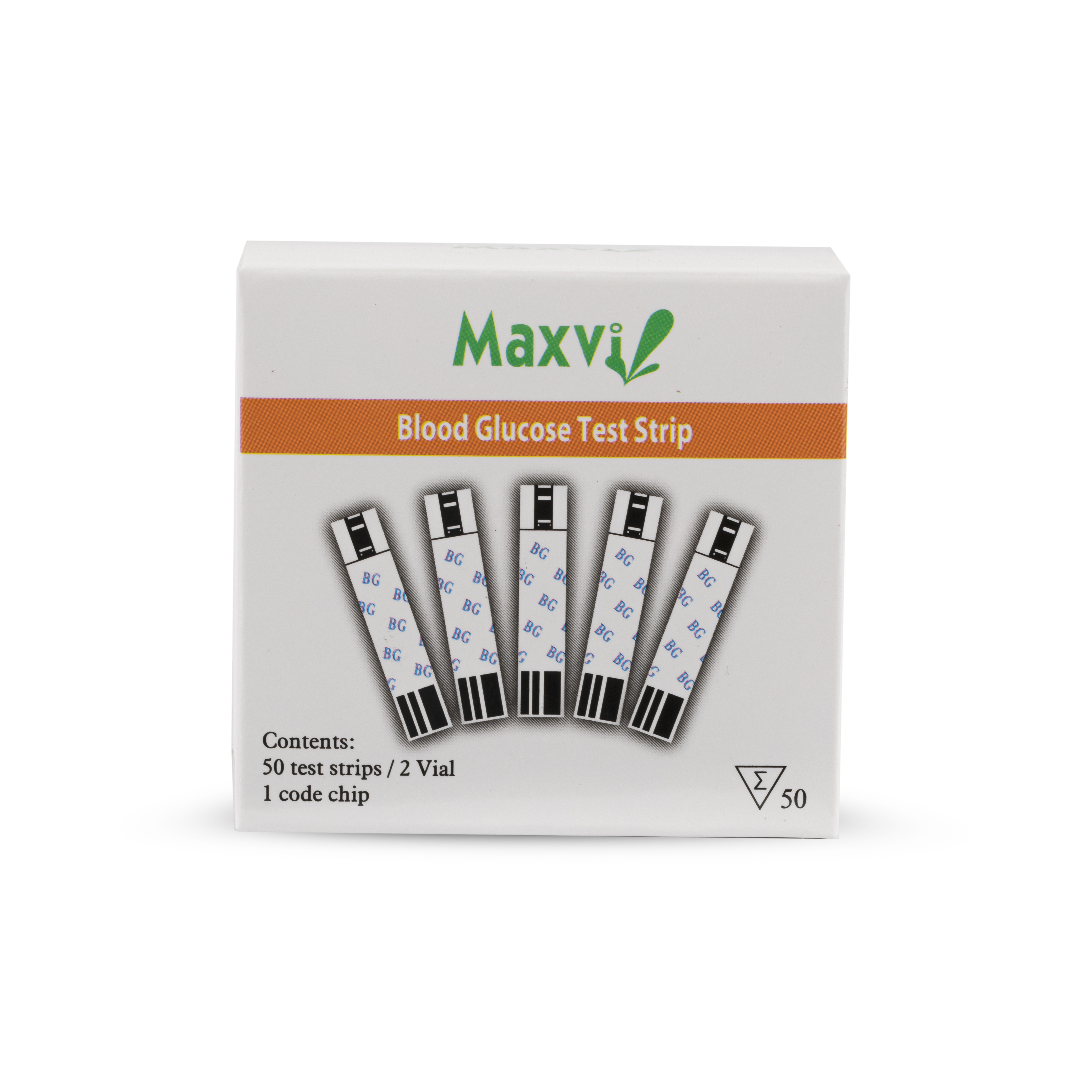 Que thử đường huyết Maxvi (hộp 50 que)