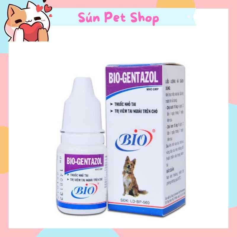 Lọ nhỏ tai Bio-Gentazol cho chó mèo 10ml