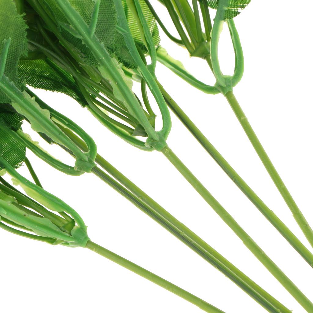 Carnation Bunch Artificial Silk Flower Bouquet Plant Home Decor
