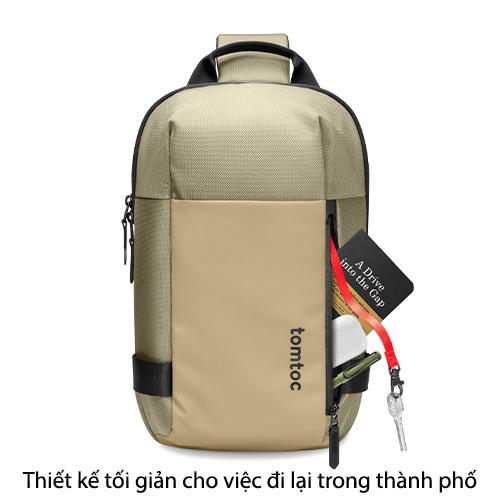 TÚI ĐEO ĐA NĂNG TOMTOC (USA) EXPLORER SLING BAG | 11-INCH BLACK chống thấm nước và chống mài mòn - hàng chính hãng