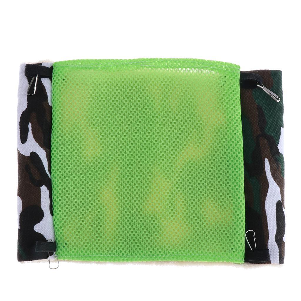 Small Animal Bedding Cage Accessories Hammock Hedgehog Squirrel Rat Green