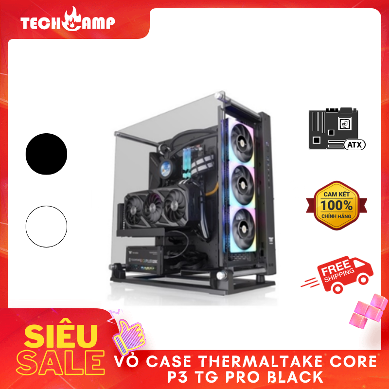 Vỏ Case Thermaltake Core P3 TG Pro - Hàng chính hãng