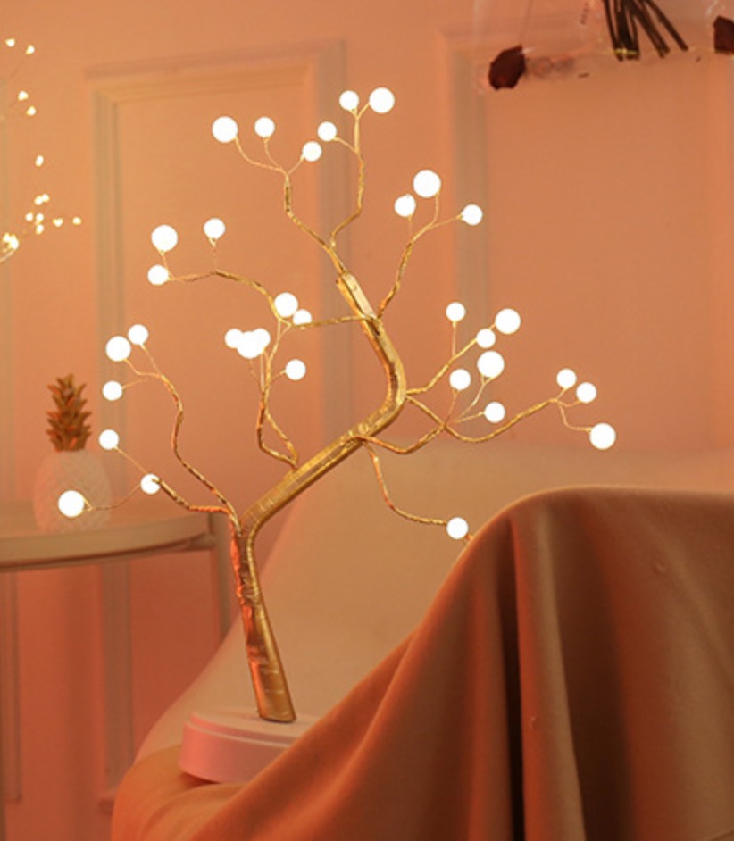 Đèn bàn trang trí giáng sinh ngọc trai