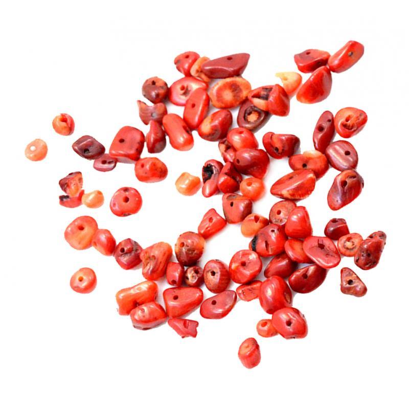 Red Gemstone Loose Spacer Beads with Hole   Necklace Bracelet