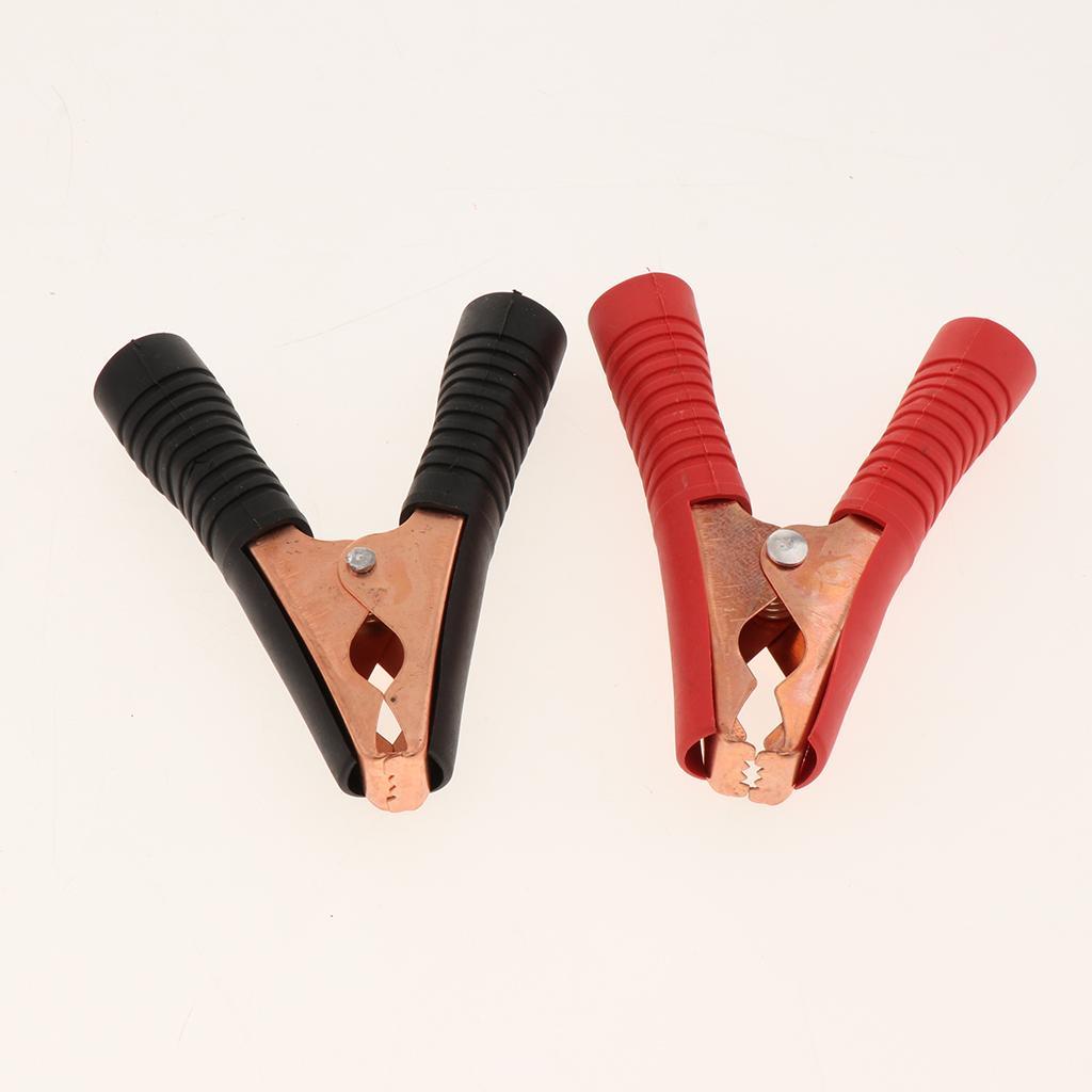 10pcs Car Alligator Clips Battery Clamps Crocodile Clip 100a Red Black