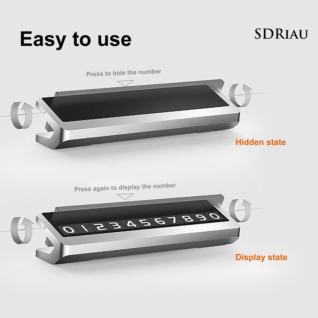 Thẻ Đỗ Xe Tạm Thời Bằng Nam Châm Qcd Cho Xe Hơi