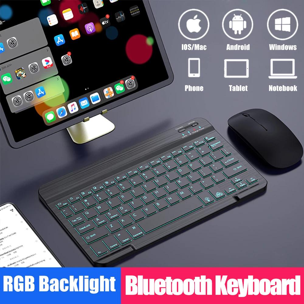 Máy Tính Bảng Bàn Phím Không Dây Cho iPad Pro 2021 11 12.9 10.5 Teclado Bàn Phím Bluetooth Cho iPad 8th 7th 6th Air 4 3 2 Cho MacBook