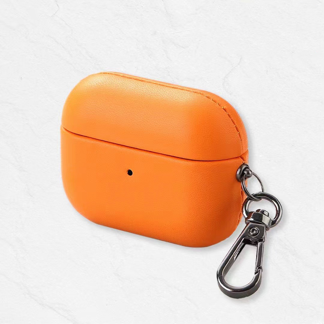 Bao Case Leather Hybrid cho Airpods Pro / Airpods 3 / Airpods Pro 2 / Airpods 4 / Airpods Pro 3 - Hàng Chính Hãng