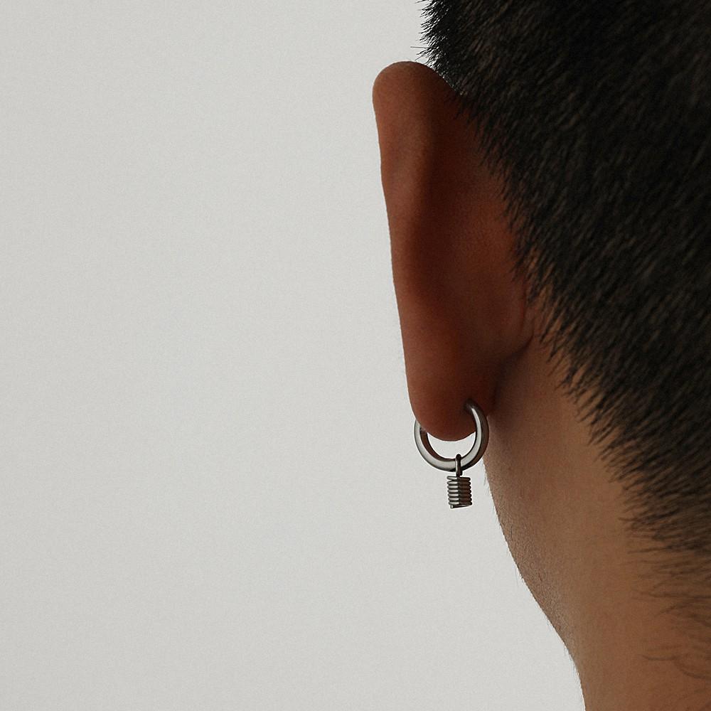 Bông tai nam nữ kiểu dáng đơn giản thời trang Hàn Quốc