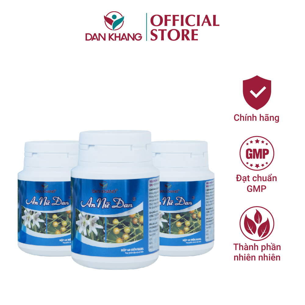 Combo 3 Viên uống hỗ trợ phòng ngừa và giảm kích thước u nang, u xơ An Nữ Đan