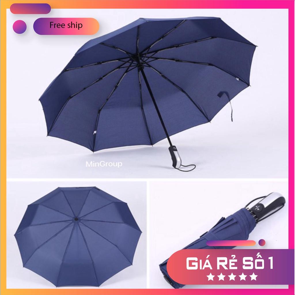 Ô Dù 10 Nan Size Lớn Đóng Mở Tự Động Bằng Nút Bấm Chống Tia UV - Dù Bấm Vải Dù Cao Cấp Hàng Xuất Nhật