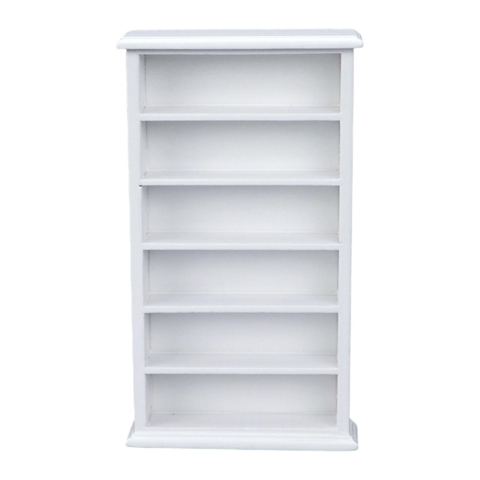 1/12 Dollhouse Miniature Bookcase Dollhouse Furniture Accessory for Children