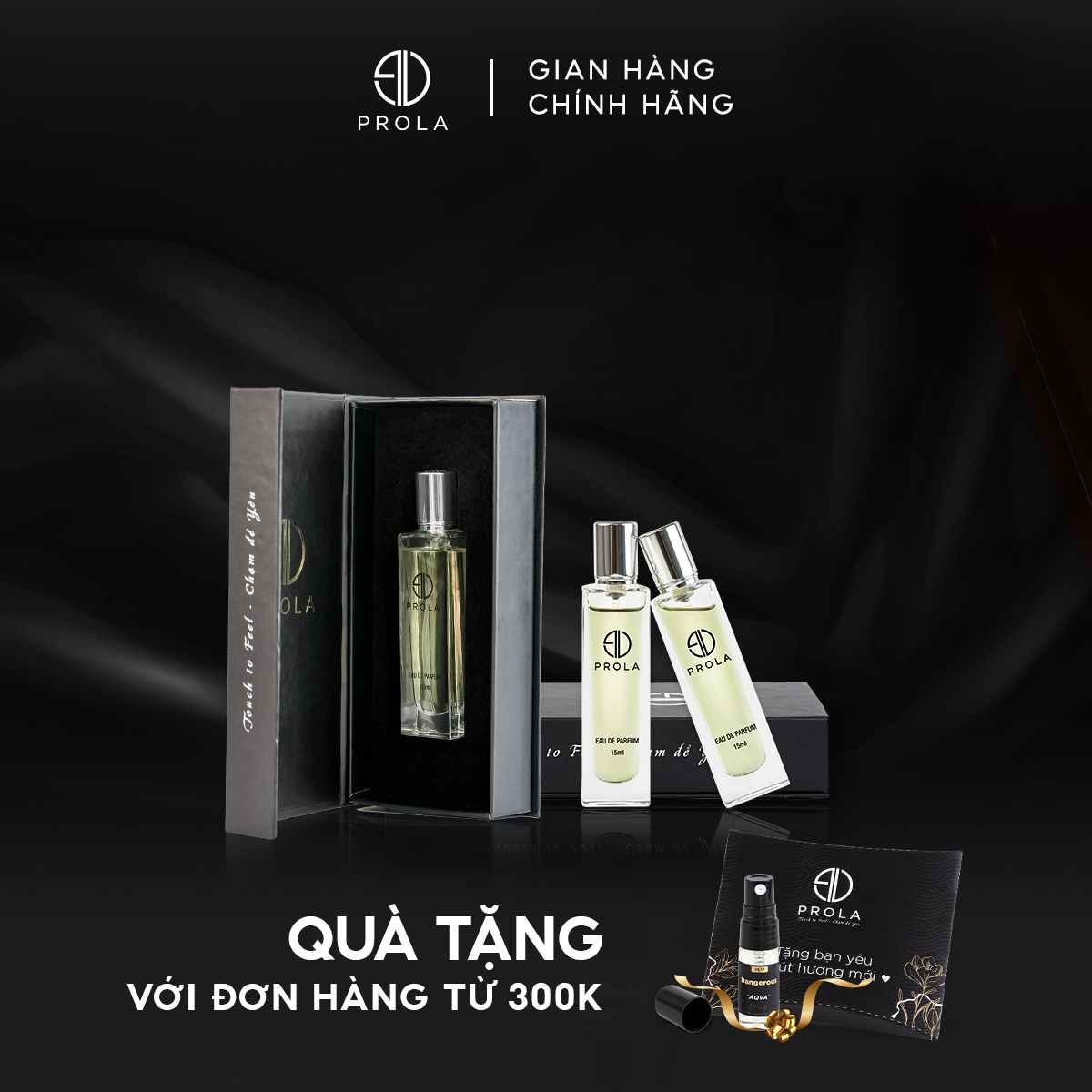 Nước Hoa Nam PROLA Mini Chính Hãng Thơm Lâu Thanh Lịch Cuốn Hút Dạng Xịt - 7 Mùi Hương