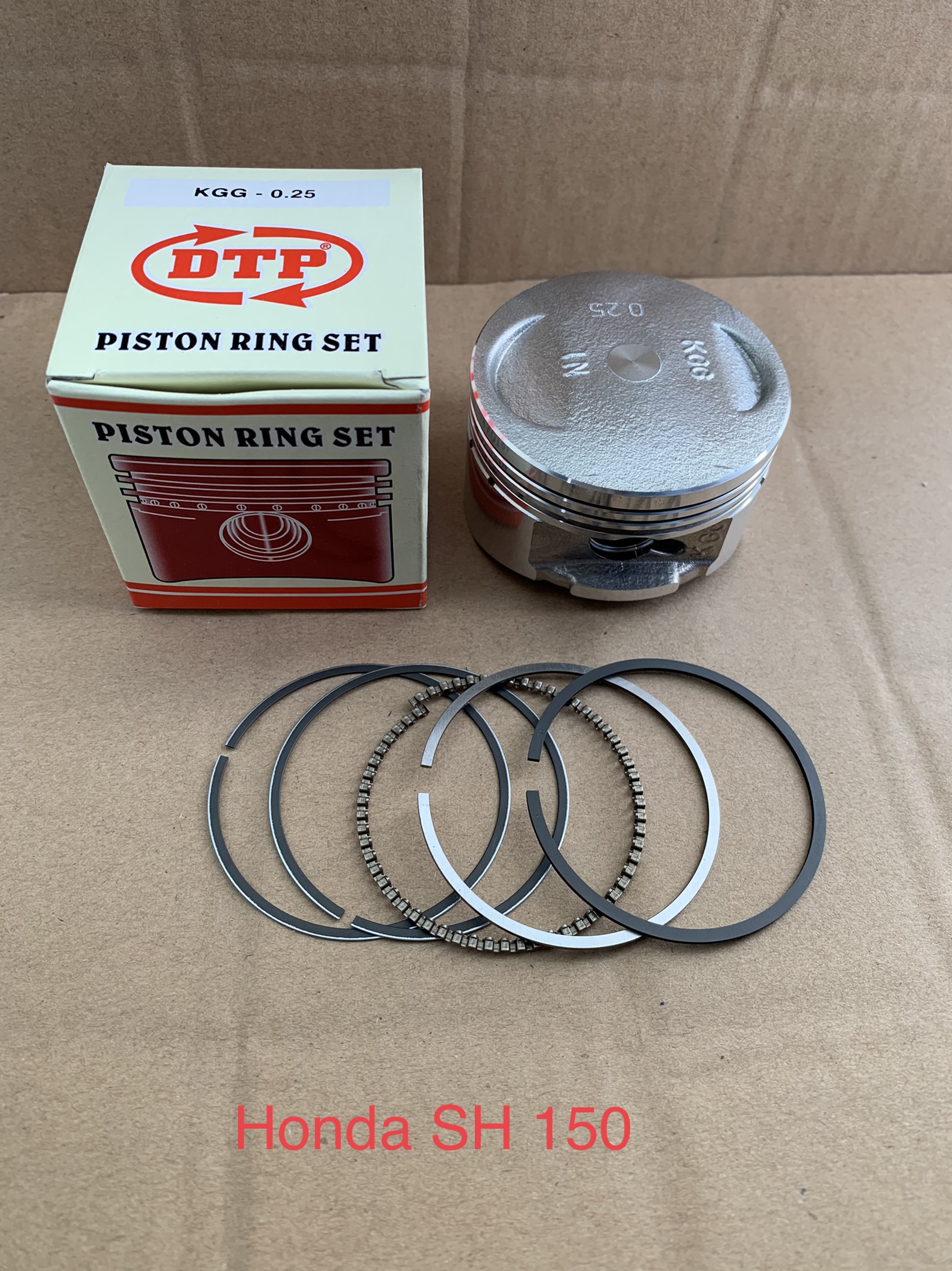 Bộ piston (xéc măng) dành cho xe HONDA SH 150 (cos 0-4)