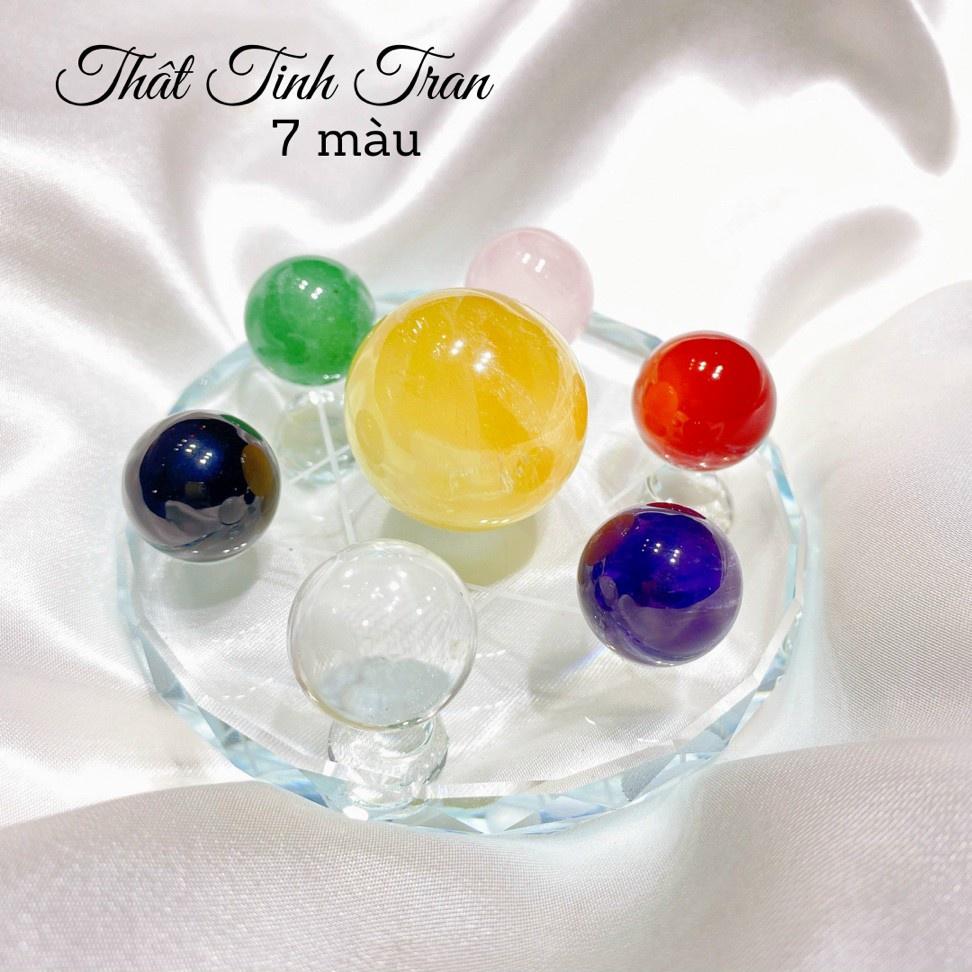 ĐĨA THẤT TINH ĐA SẮC KHÔNG KỊ MỆNH 15CM