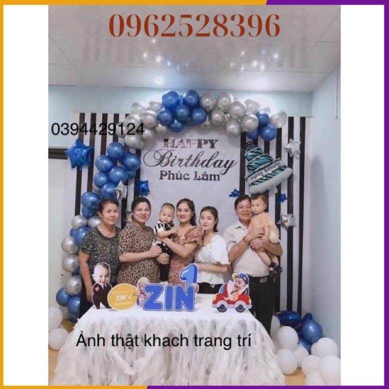 Sét Bóng Kèm Banner Trang Trí Sinh Nhật