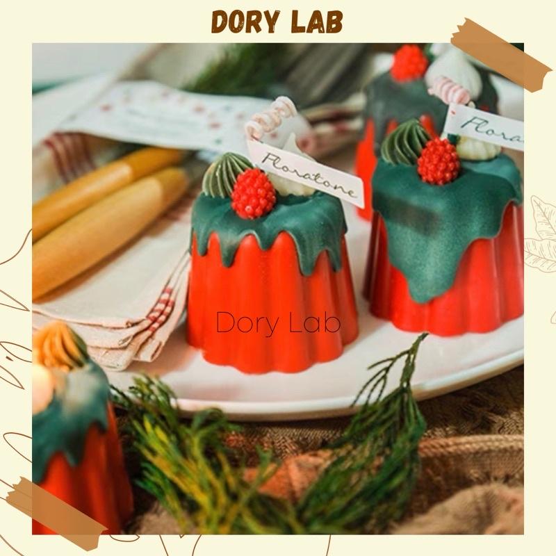 Nến Thơm Bánh Phong Cách Giáng Sinh Handmade, Phụ Kiện Decor - Dory Lab