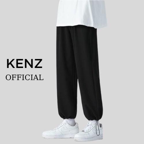 Quần Sweatpants Jogger nam nữ dây rút bo ống chun nỉ unisex form rộng phong cách Hàn Quốc I'm Basic