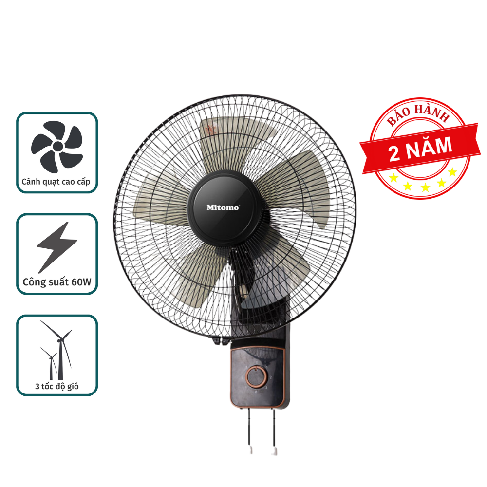 Quạt treo tường Mitomo FTT-60HE hàng chính hãng