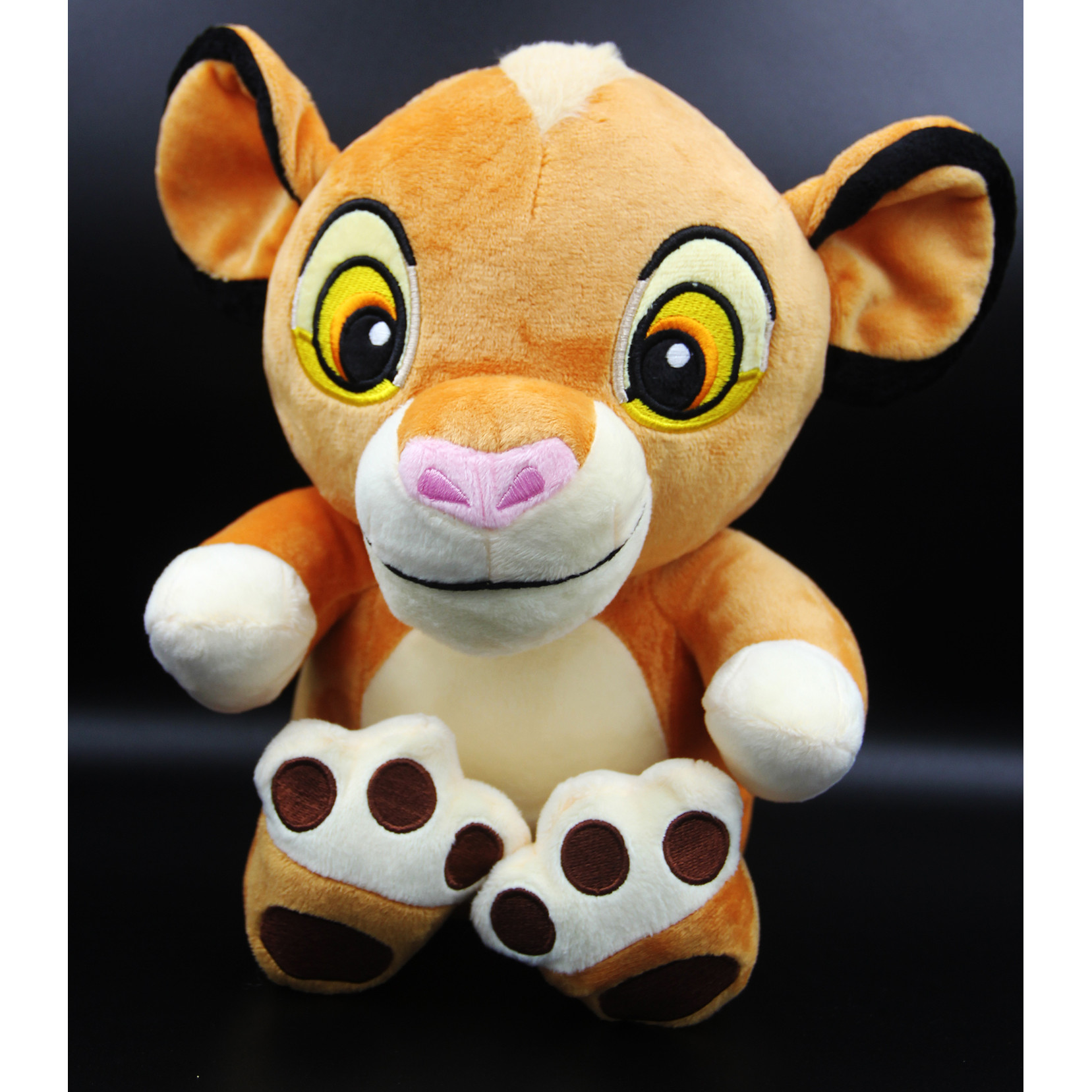 Thú Nhồi Bông/ Gấu Bông Sư Tử Con Simba 26 cm (Tặng kèm móc khóa da bò thật màu ngẫu nhiên) BA00178