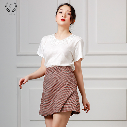 Quần váy nữ Callia đắp chéo Lila