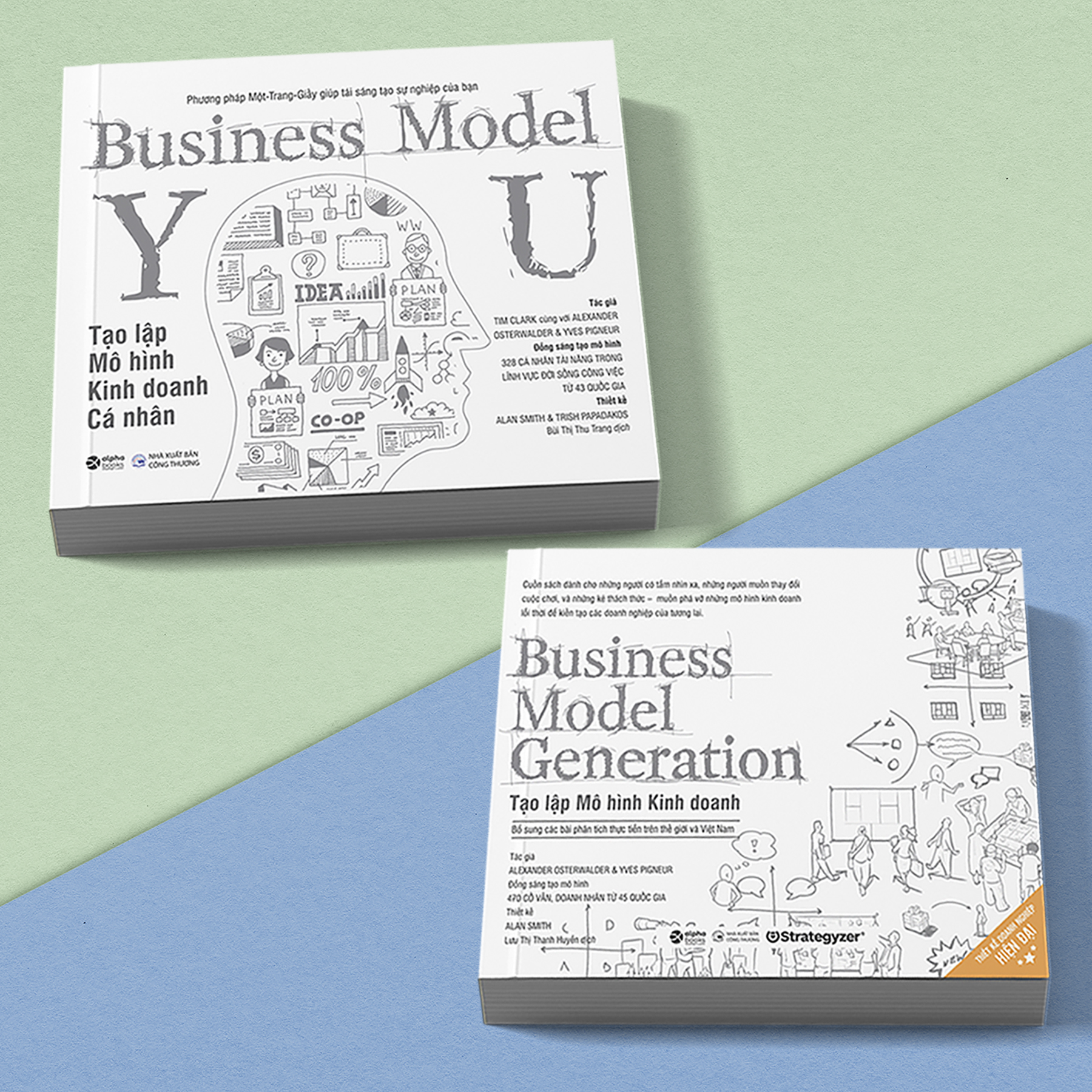 Combo Sách Xây Dựng Mô Hình Kinh Doanh Hiệu Quả : Business Model Generation - Tạo Lập Mô Hình Kinh Doanh + Tạo Lập Mô Hình Kinh Doanh Cá Nhân