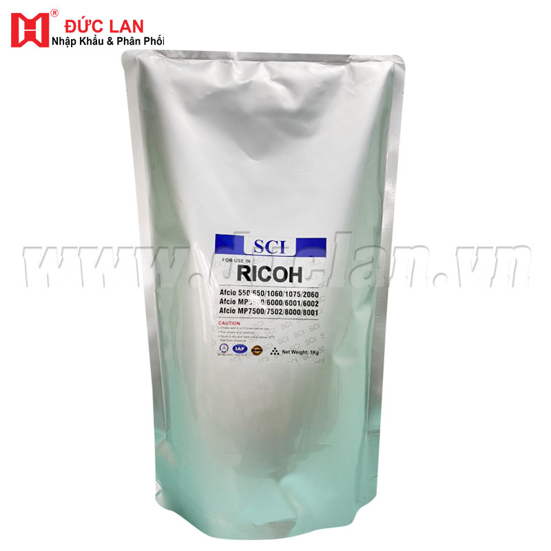 Mực nạp Ricoh SCI - Dùng cho máy photocopy  Ricoh AF550/551/ AF700/ AF1060/ AF1075/ AF2060/ AF2075/ MP7000/ MP8000/ MP8001 (1kg) (hàng nhập khẩu 100%)