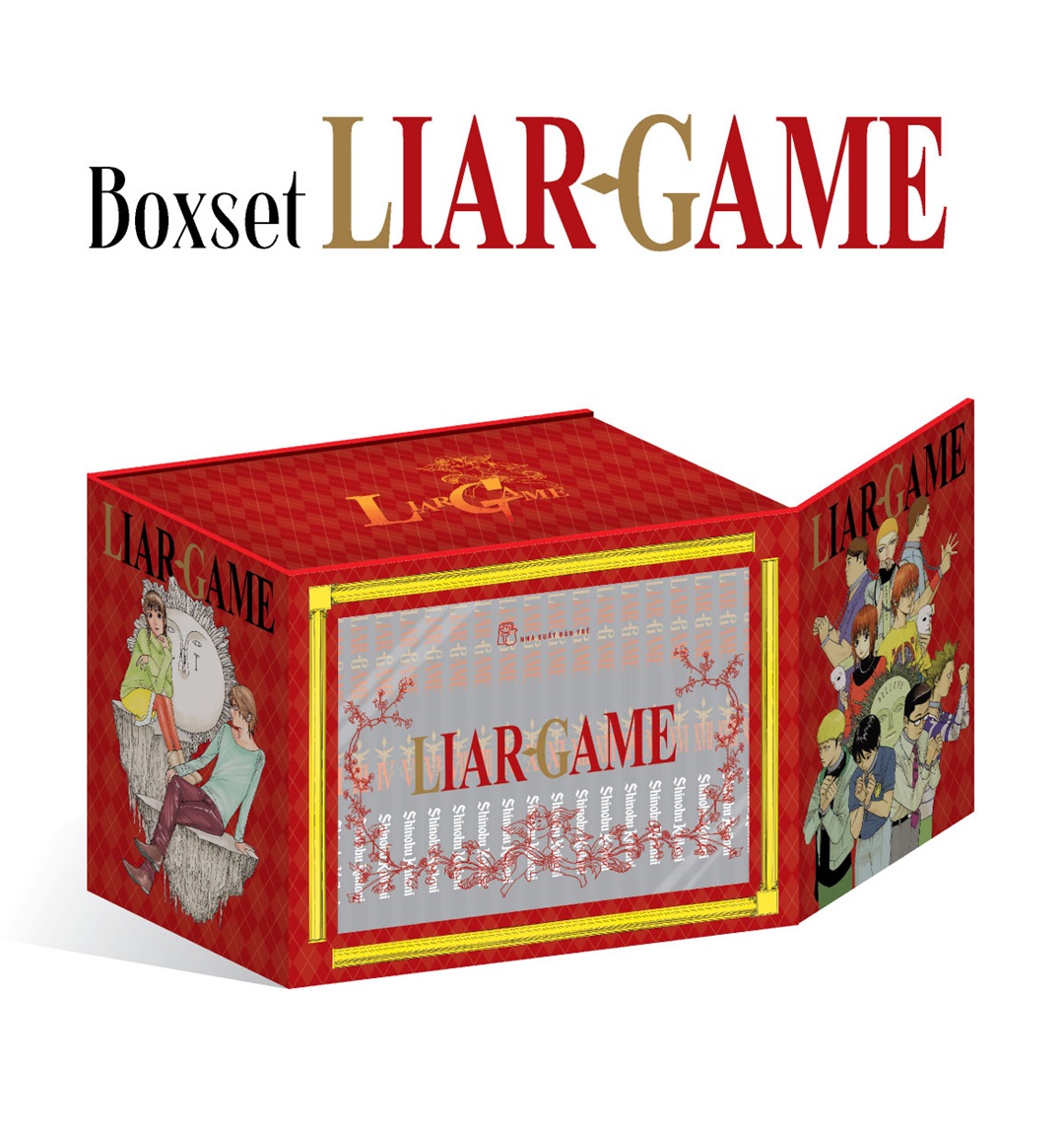 Boxset LIAR GAME 20 TẬP (19 TẬP + NGOẠI TRUYỆN ROOTS OF A) Tặng Kèm Box Nam Châm + Shikishi Standee + Poster Kèm Ống Đựng