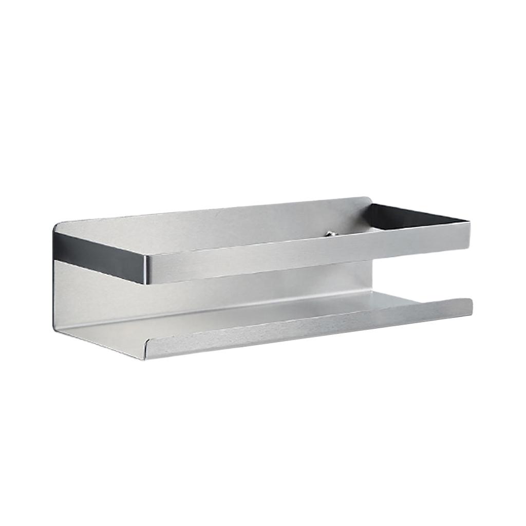 Stainless Steel Spice Jar Bottle Rack Holder For Kitchen Storage Mount