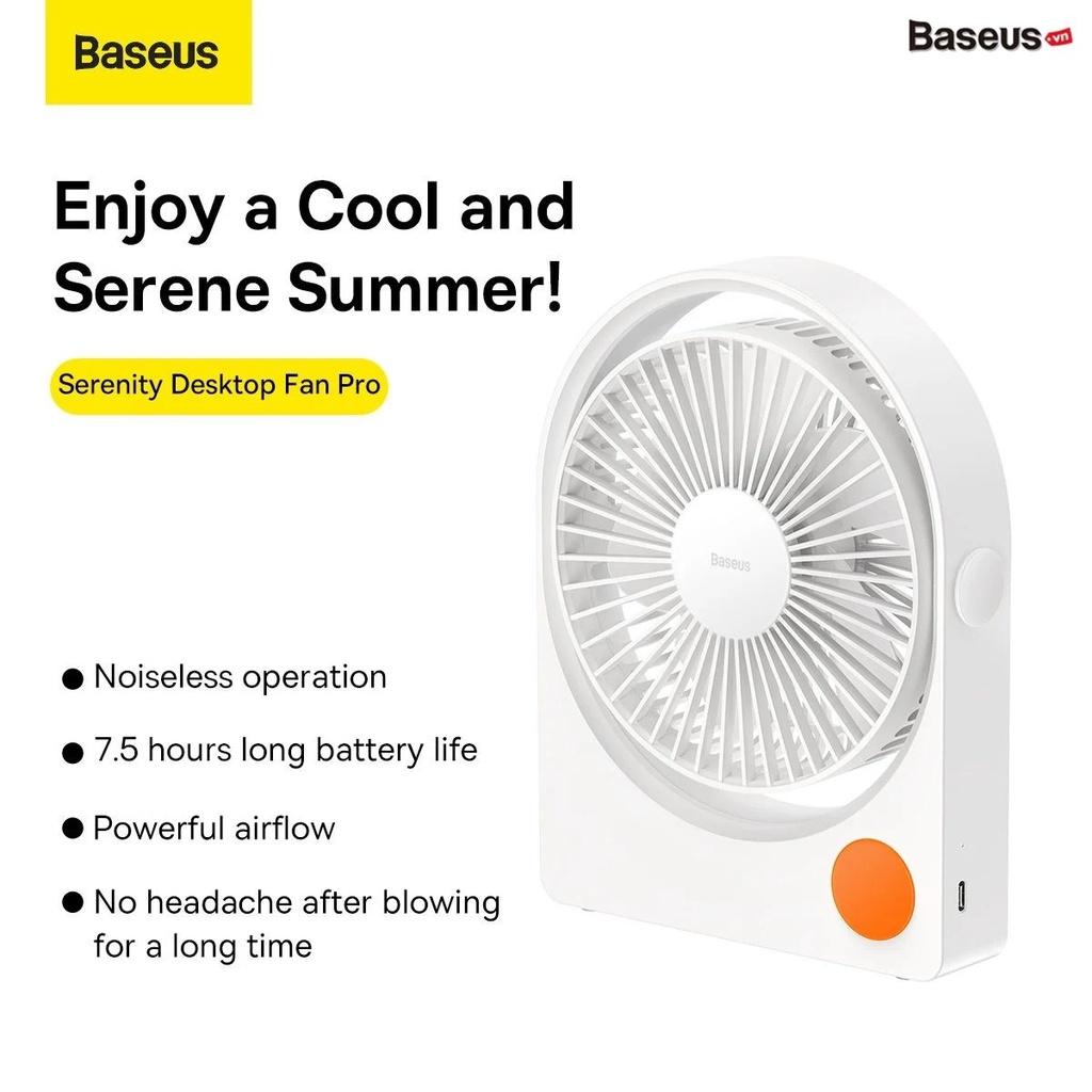 Quạt Mini Để Bàn Baseus Serenity Desktop Fan ( hàng chính hãng )