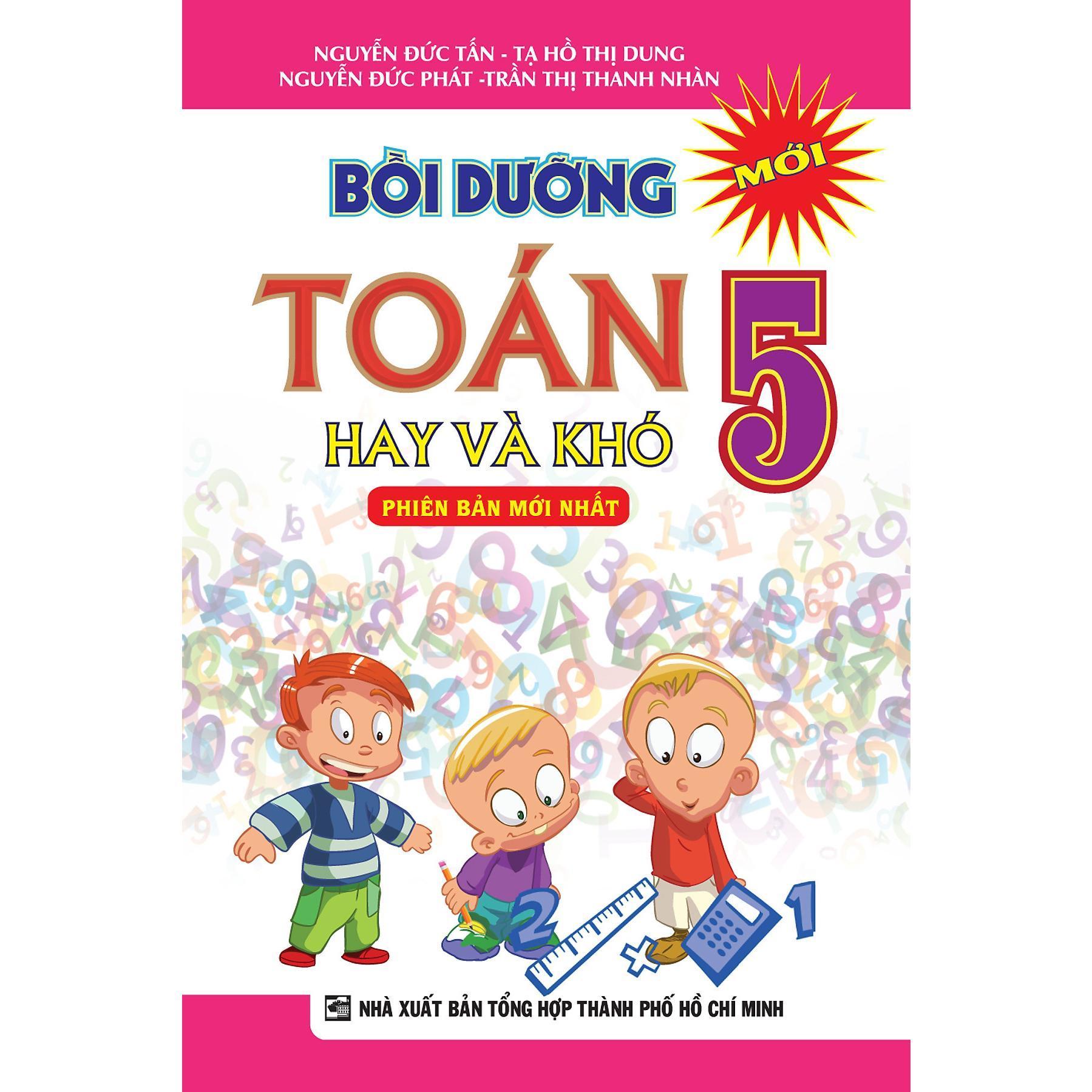 Sách - Bồi Dưỡng Toán Hay Và Khó Lớp 5 - Khang Việt Book