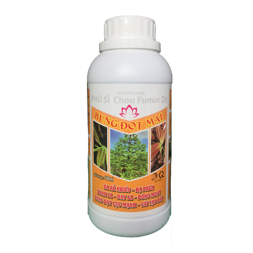 Phân bón vi lượng Papaya Bung Đọt Mai 500ml Ra rễ - Xanh và dày lá