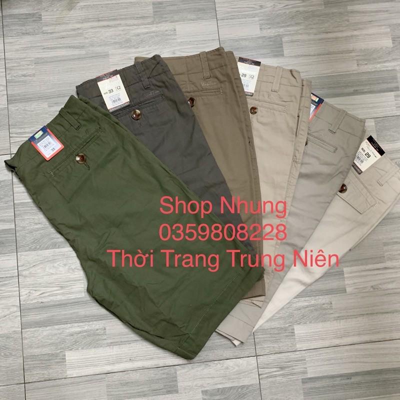 Quần short ngố kaki nam trung niên hàng cty cao cấp có size 100kg ẢNH THẬT