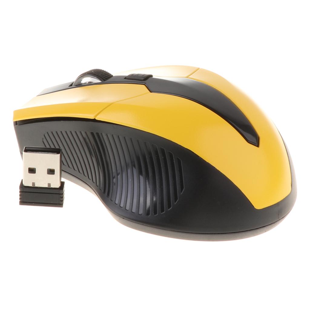 Ergonomic Wireless Mobile Optical Mice with USB Receiver 1600 DPI Optical Mouse