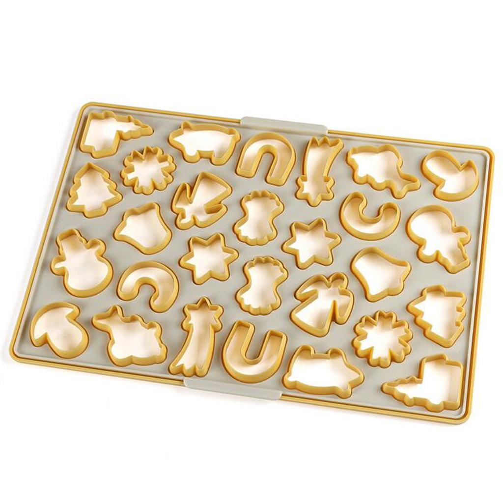 Christmas Cake DecorCookie Cutter Biscuit Fondant Molds