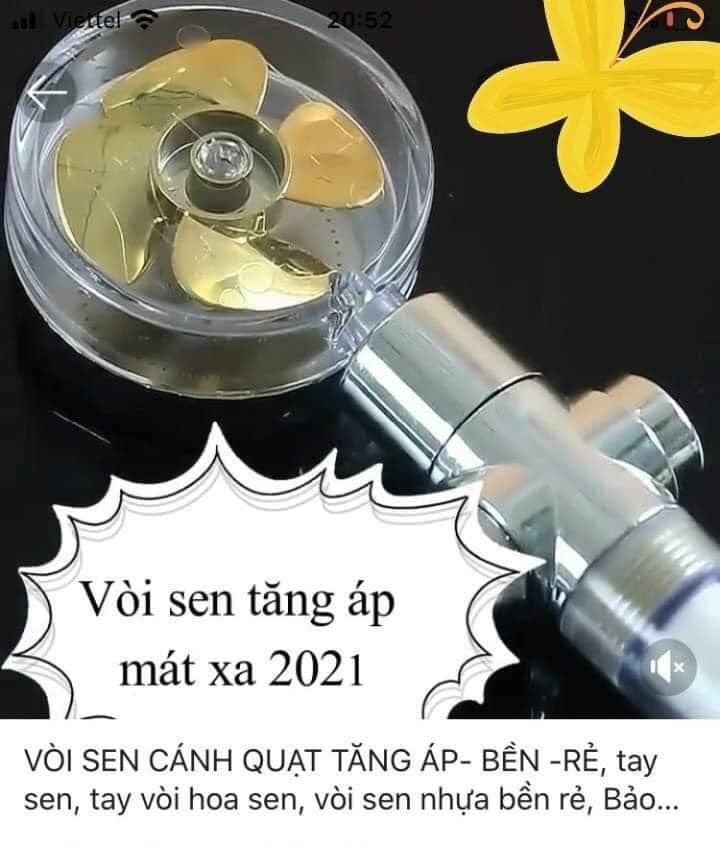 VÒI SEN TĂNG ÁP MASSAGE LÕI LỌC HÀN QUỐC THẾ HỆ MỚI