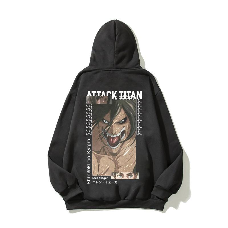 Áo Hoodie Nam Nữ ATTACK ON TITAN 3 Vải Nỉ Ngoại Dầy Nón 2 Lớp Tay Bo Gân, Anam Store