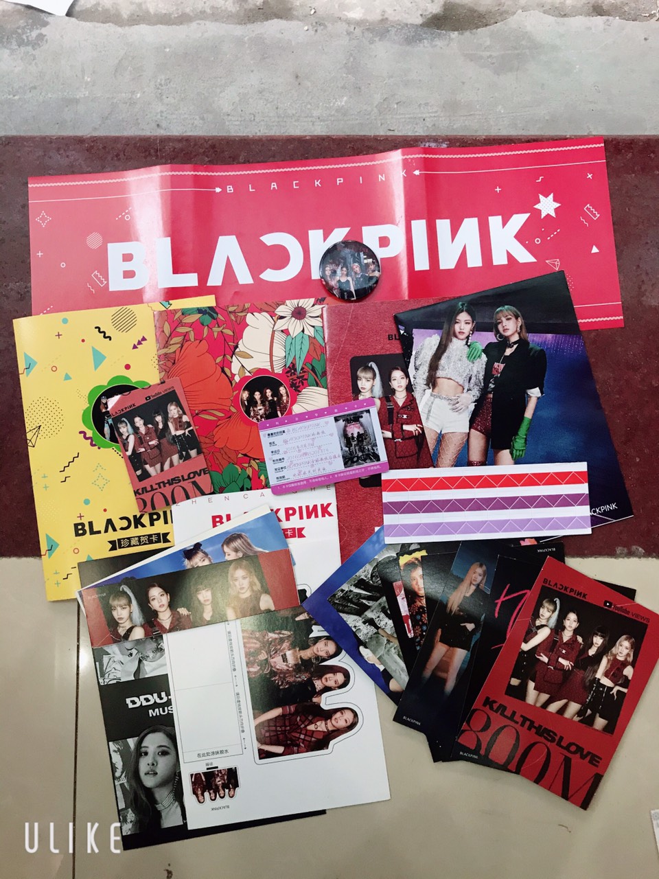 Quà Tặng Kpop BLACKPINK KILL THIS LOVE tặng kèm sticker Blackpink