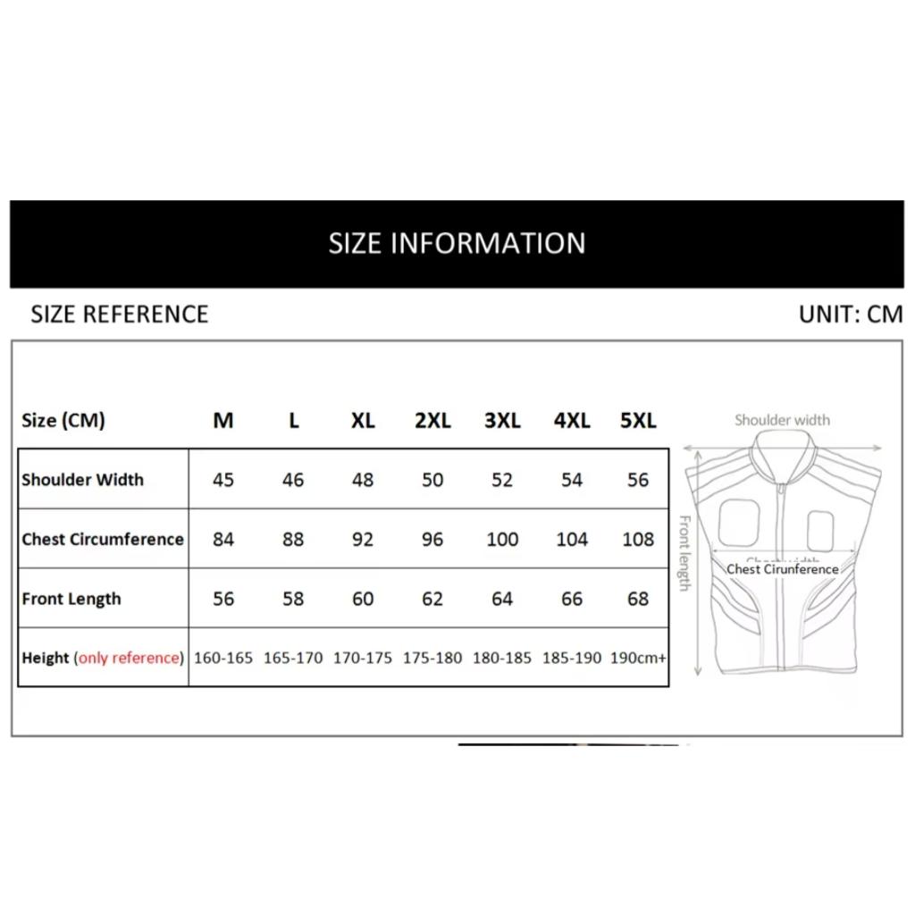 Áo Gile Bảo Hộ Phản Quang Đa Năng_Motorcycle Rider Vest - Đen