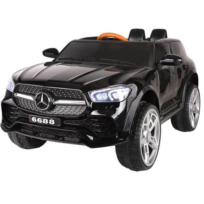 Ô tô xe điện đồ chơi MERCEDES 6688 cho bé tự lái và điều khiển 4 động cơ (Đỏ-Đen-Trắng)