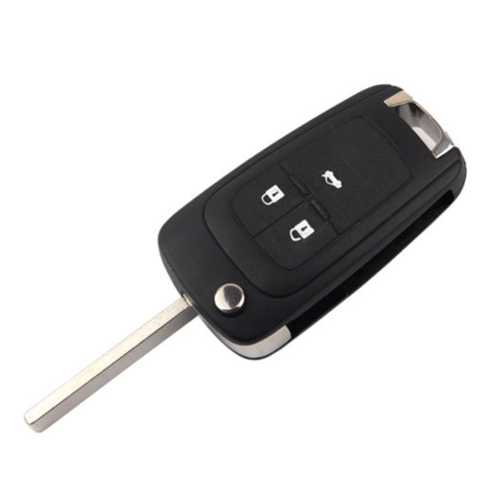 Uncut Remote Key Fob 3 Button 433MHz ID46 Chip for Chevrolet Cruze Orlando